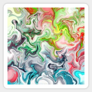 Near - Original Abstract Design Sticker